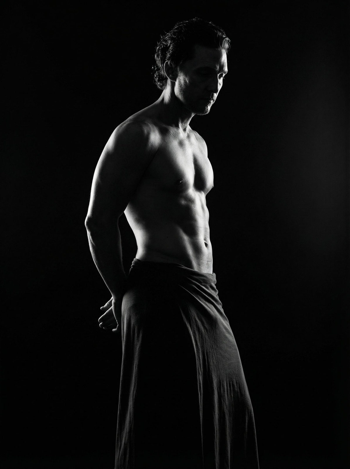 Sculpted Shadows: Athletic Form