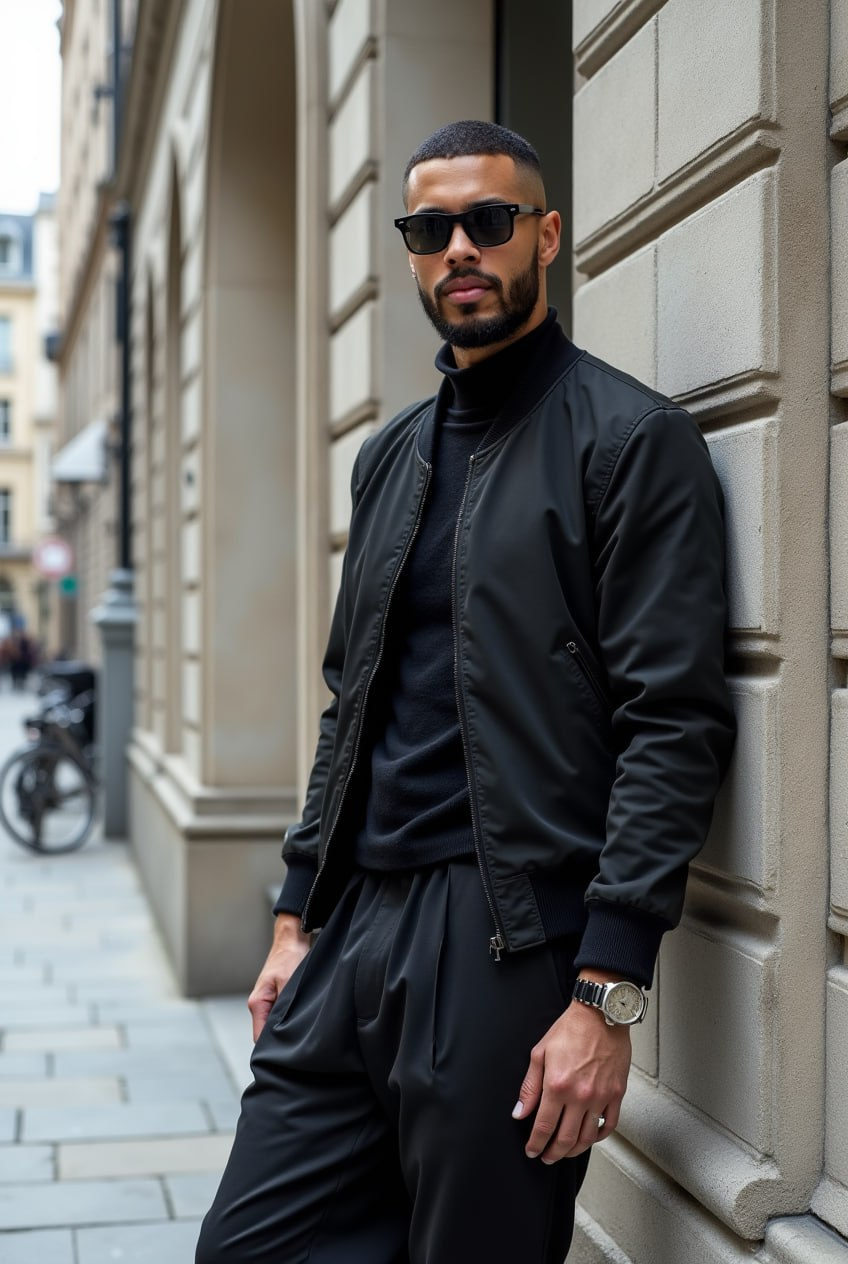 Stylish Man on European Street
