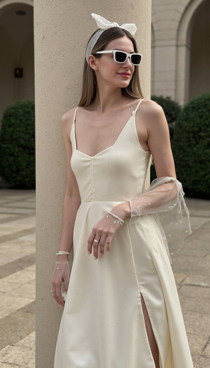 Vintage Bride's Elegant Moment