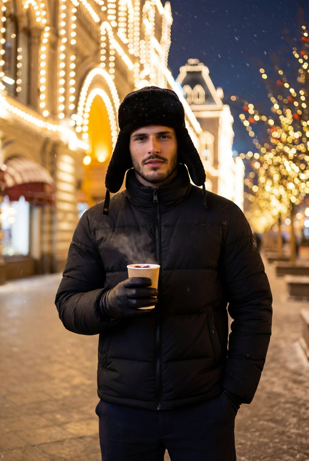 Moscow Winter Night Elegance