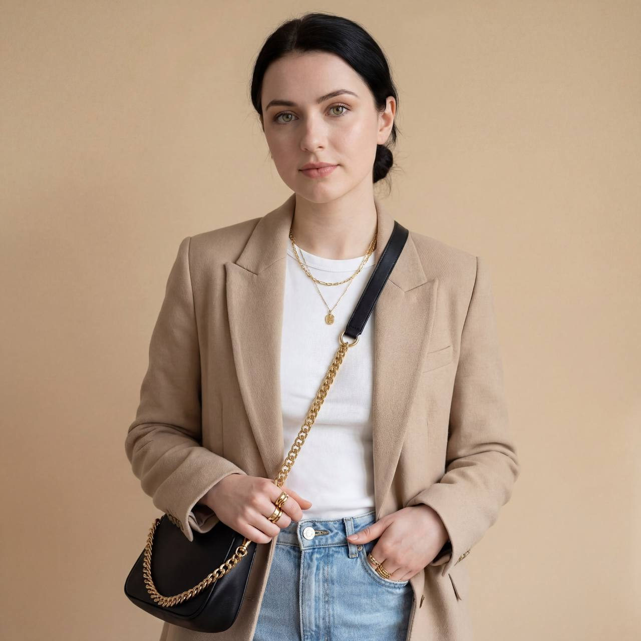 Urban Elegant Fashion Portrait
