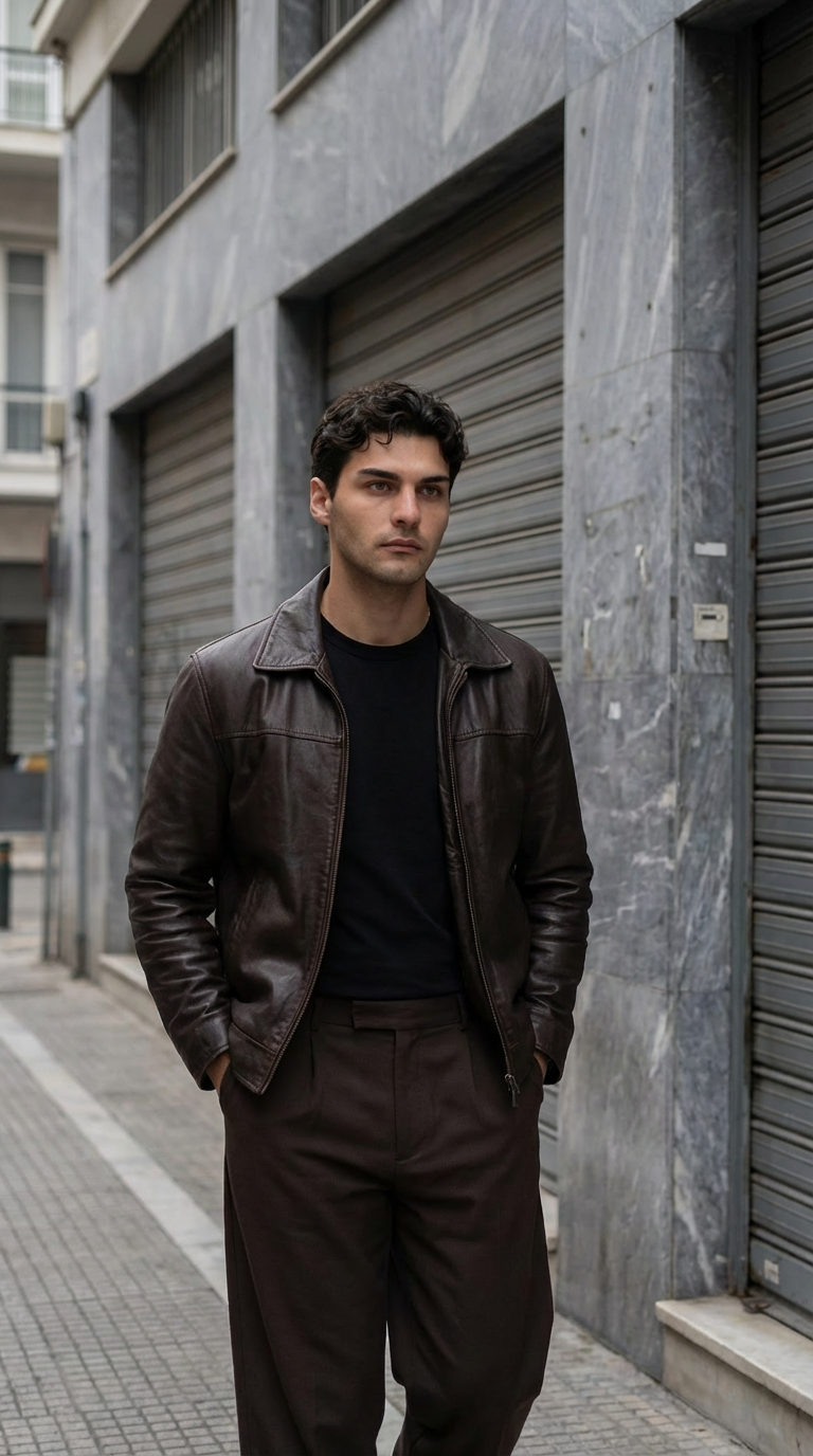 European Street Fashion Portrait