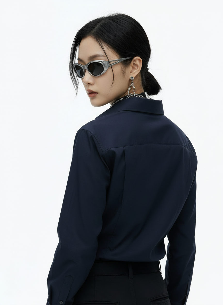 Over Shoulder Back View Portrait