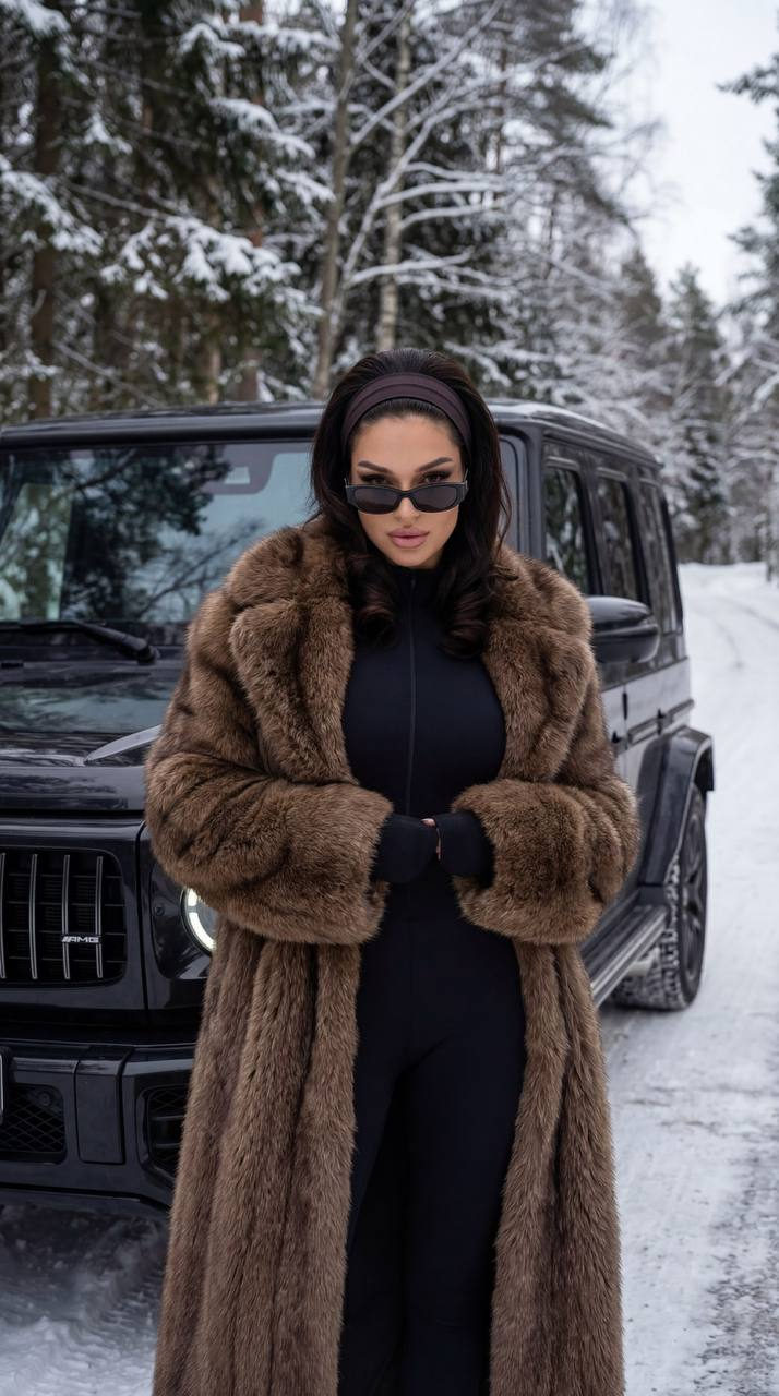 Snow Glamour: G63 Winter Portrait