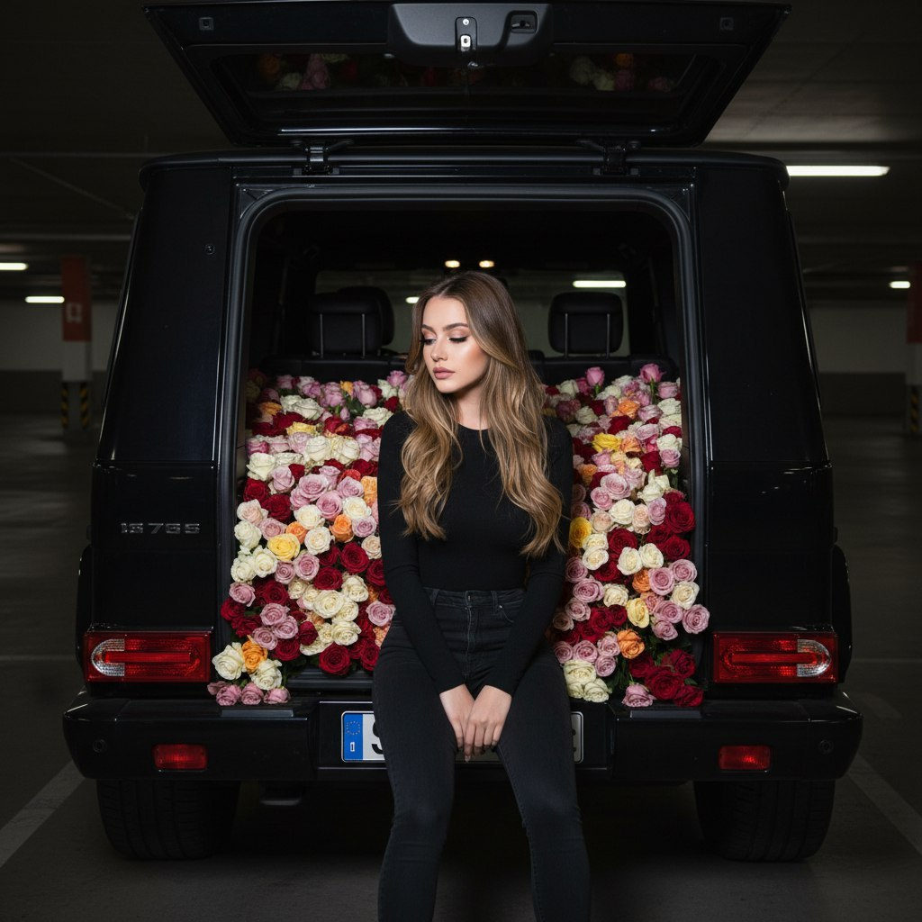 Luxury Roses Fashion Shoot