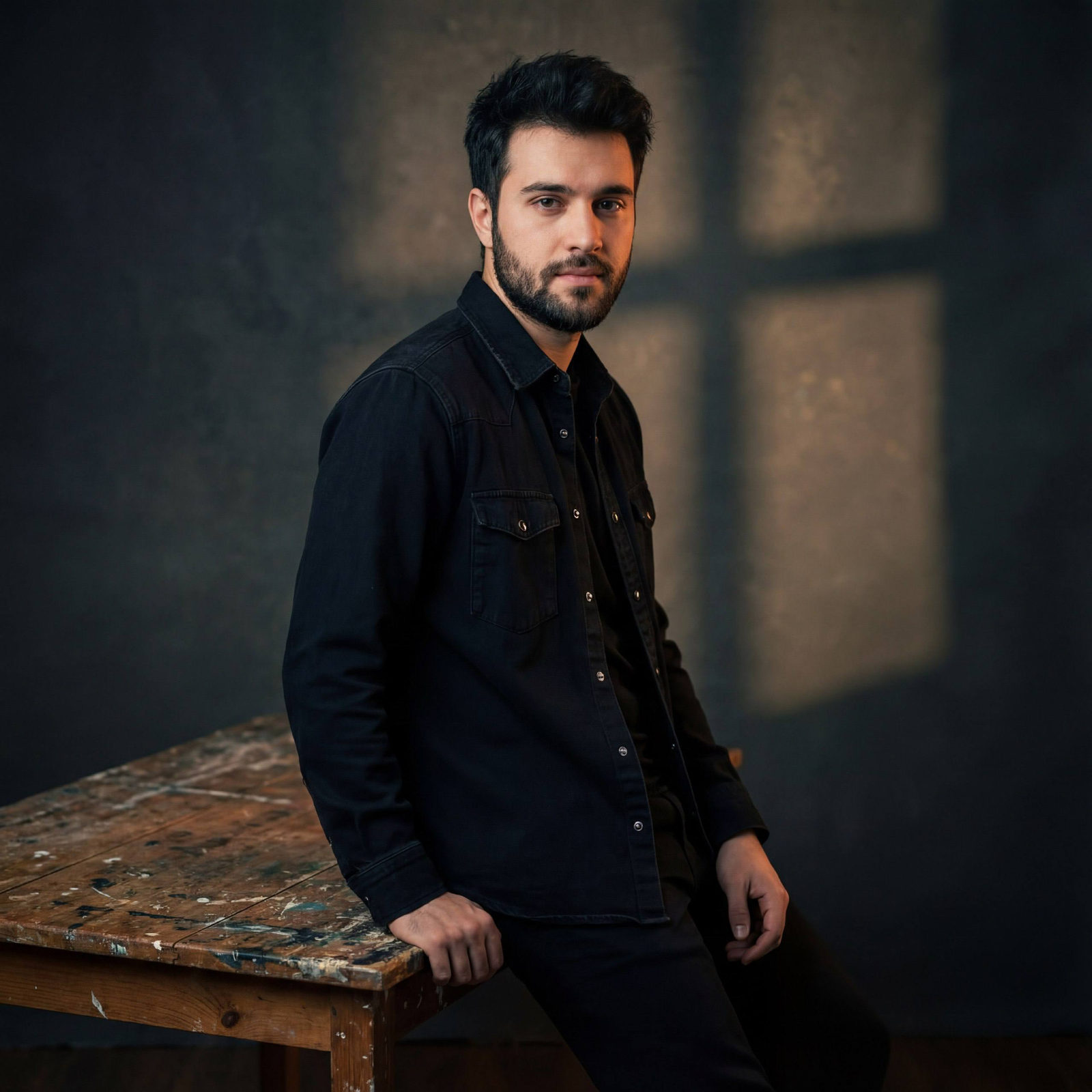 Cinematic Loft Male Portrait