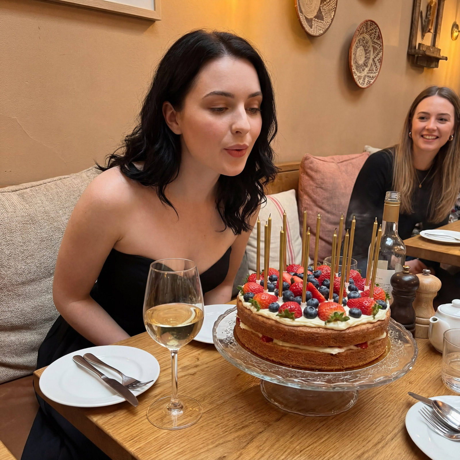 Elegant Birthday Candle Blowout