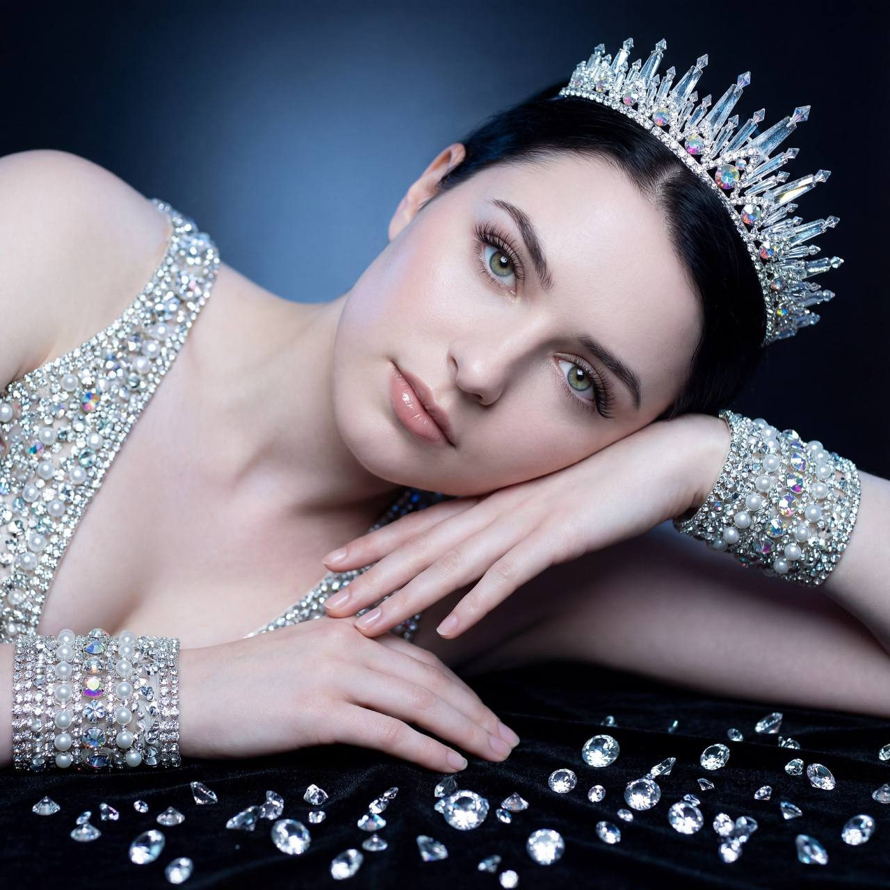 Crystal Ice Queen Portrait