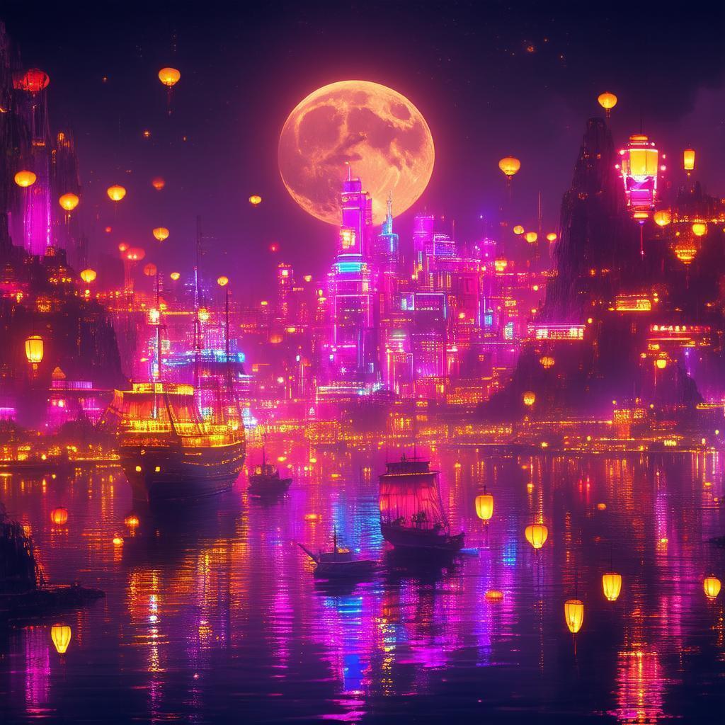 Thousand Year Voyage Under the Neon Moon