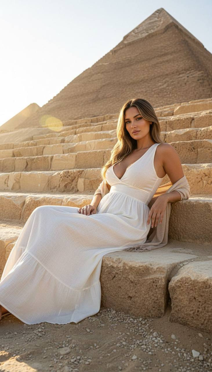 Cinematic Model at Giza Pyramids
