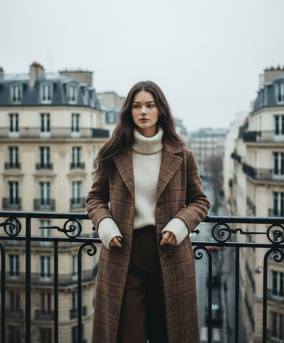 Paris Balcony Autumn Elegance