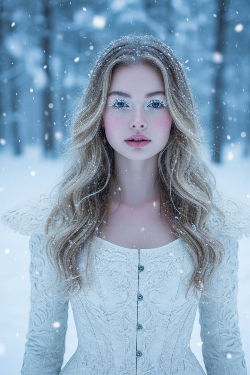 Frost Fairy Winter Portrait