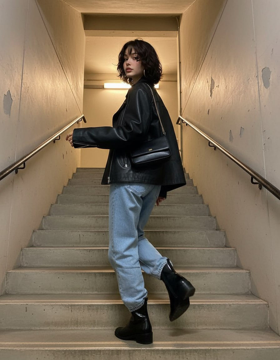 Urban Staircase Street Style