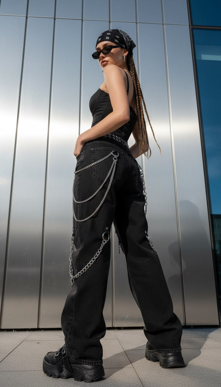 Bold Y2K Street Fashion Editorial