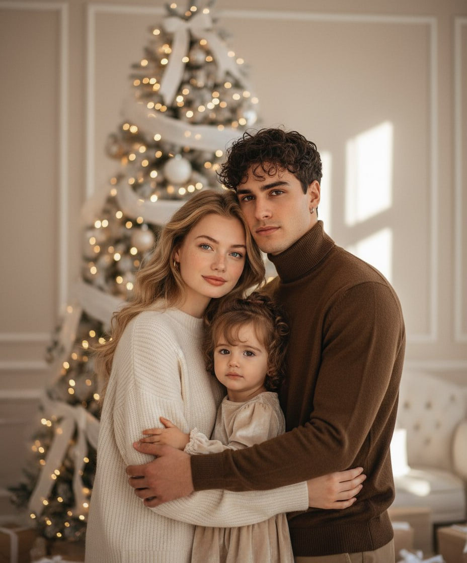 AI Christmas Family Portrait Custom