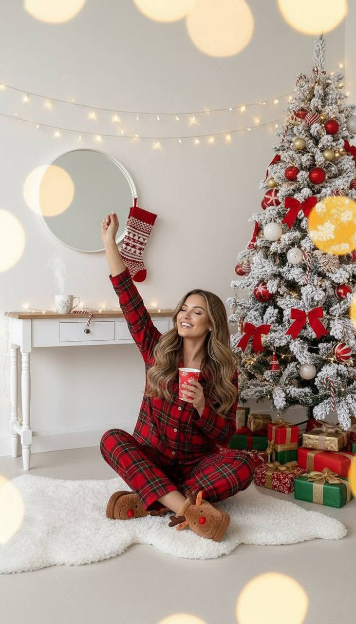 Cozy Christmas Morning Glow