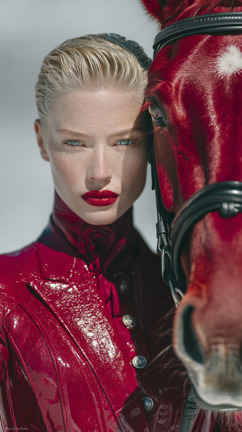 Scarlet Horse Aristocratic Fashion