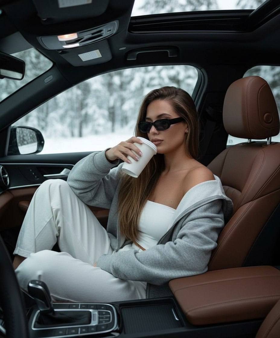 Cinematic Winter Car Portrait