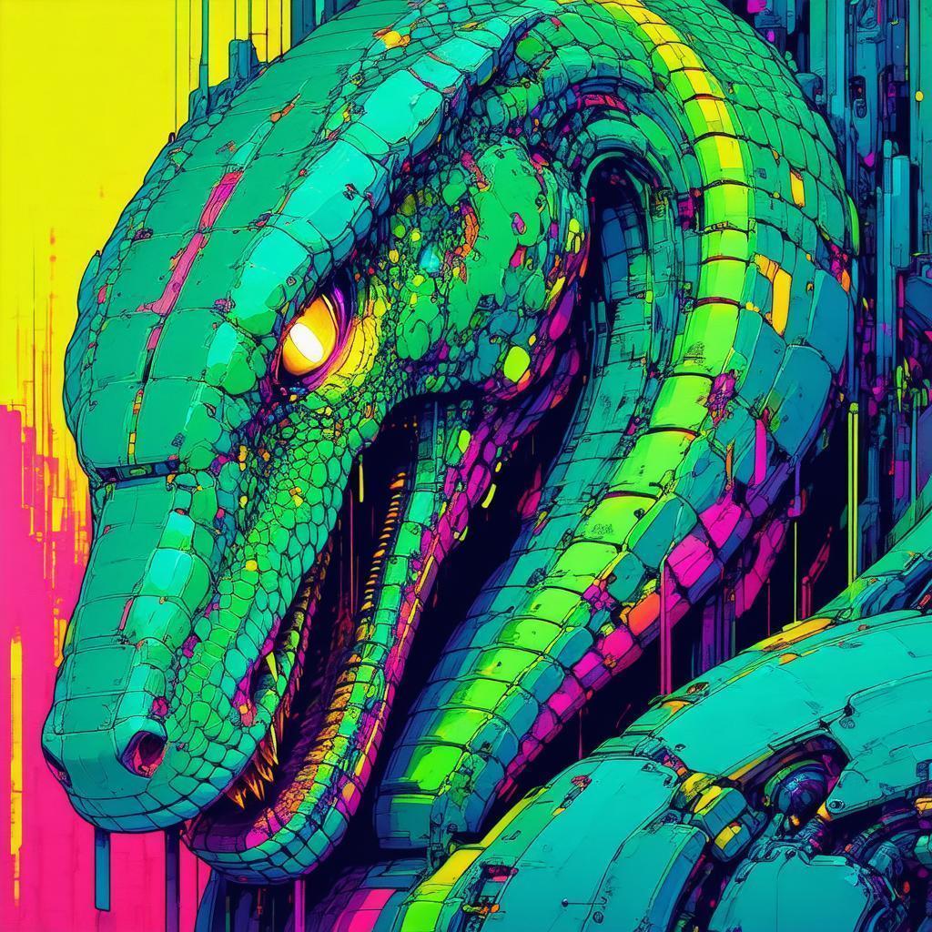 Algorhythm Album Cover With Robot Cobra