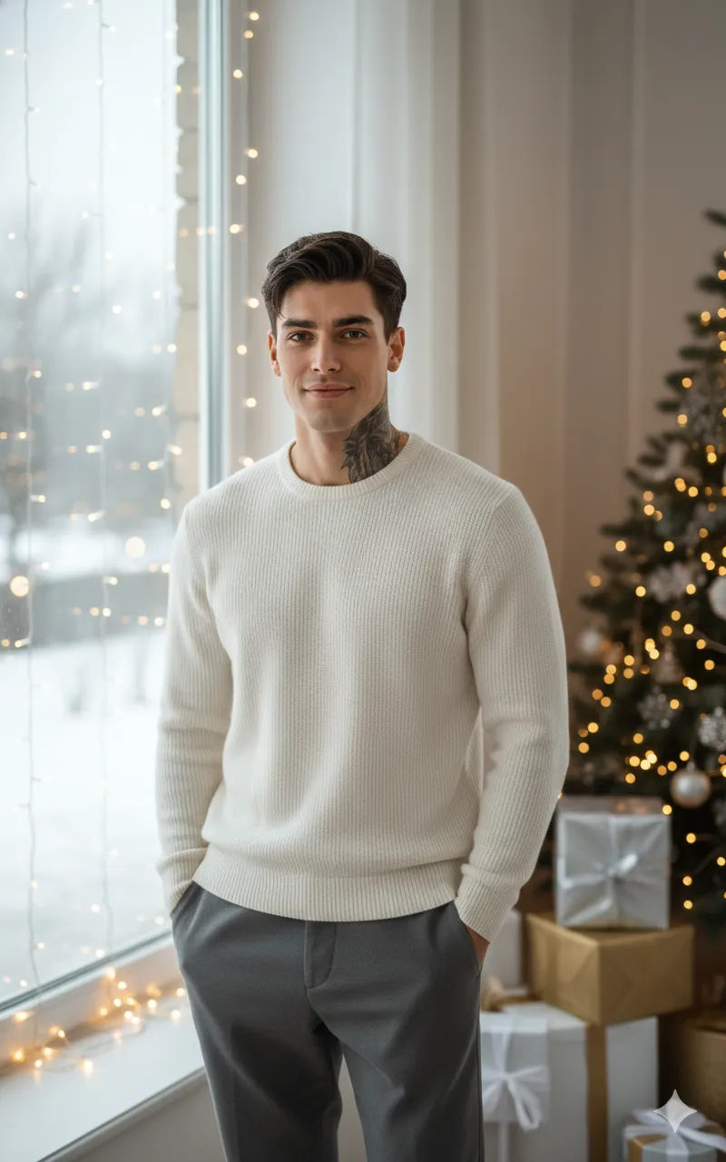 Festive Gentleman Holiday Portrait