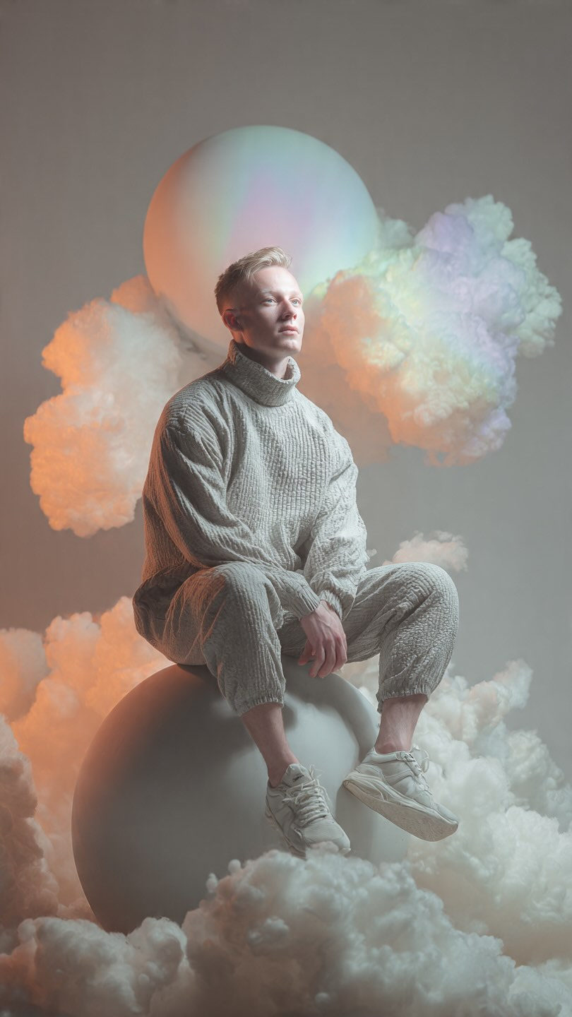 Dreamy Cloud Portrait