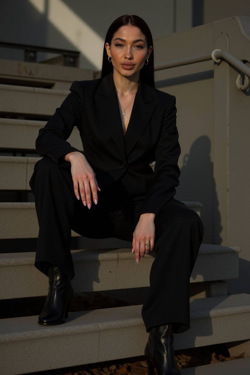 Moody Concrete Stair Editorial