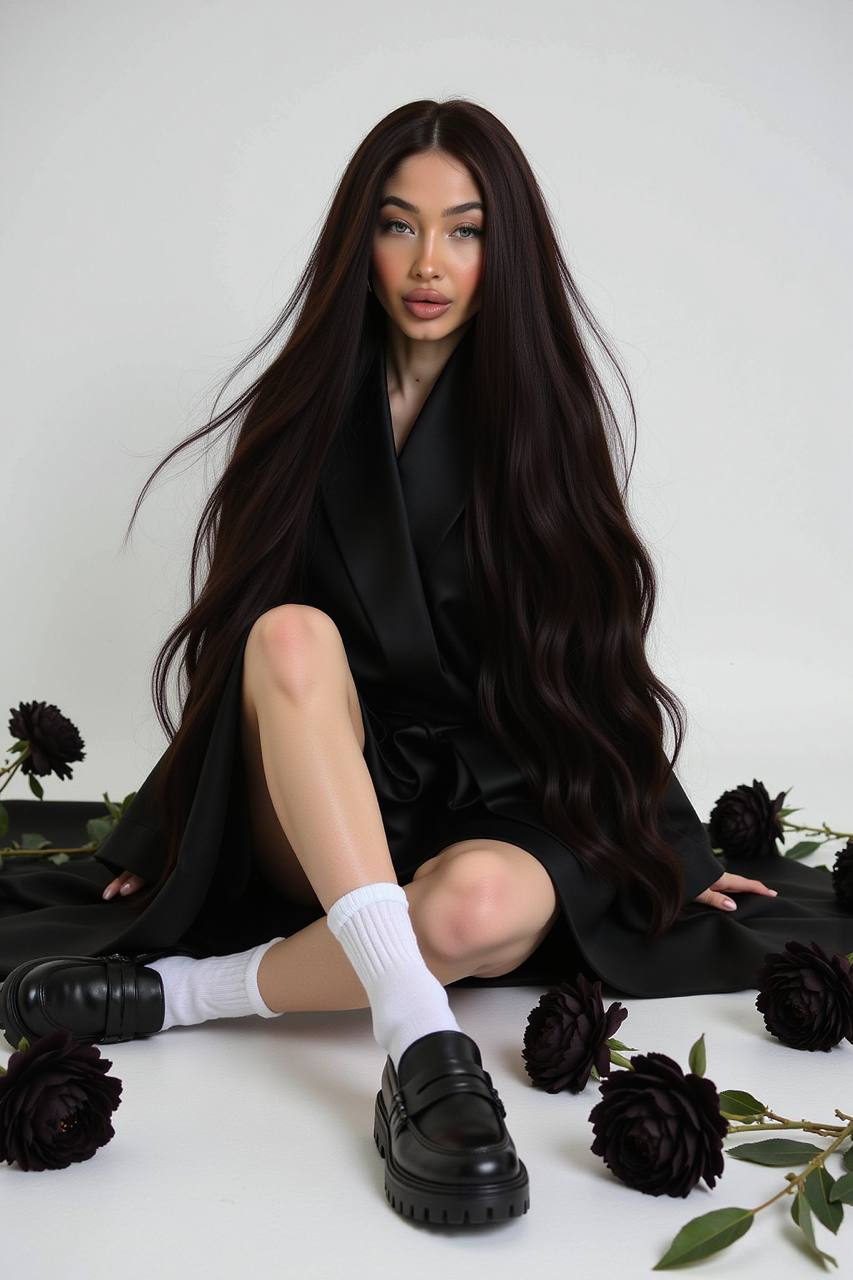 Black Roses Fashion Editorial