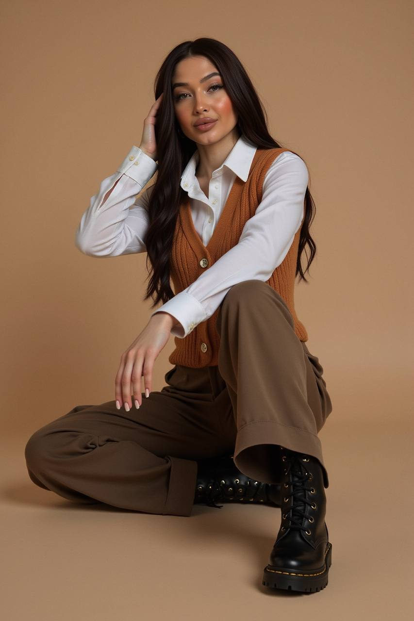 Retro Academia Fashion Portrait