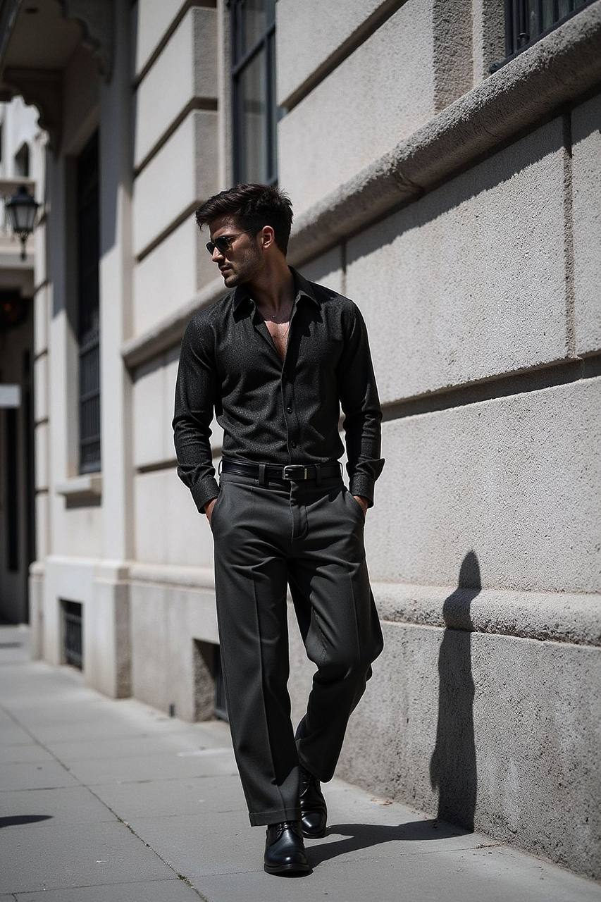 Noir Street Style Portrait