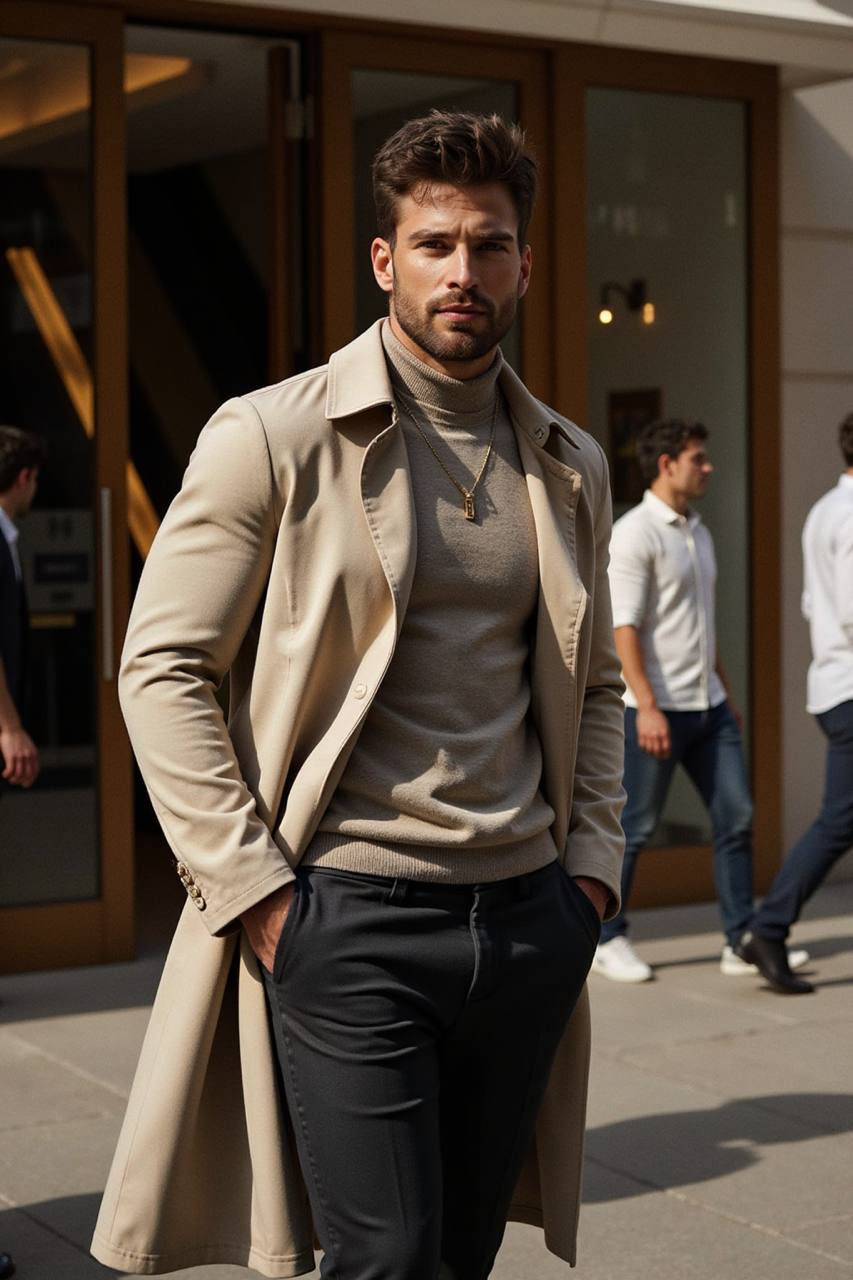 Cinematic Urban Luxury Street Style