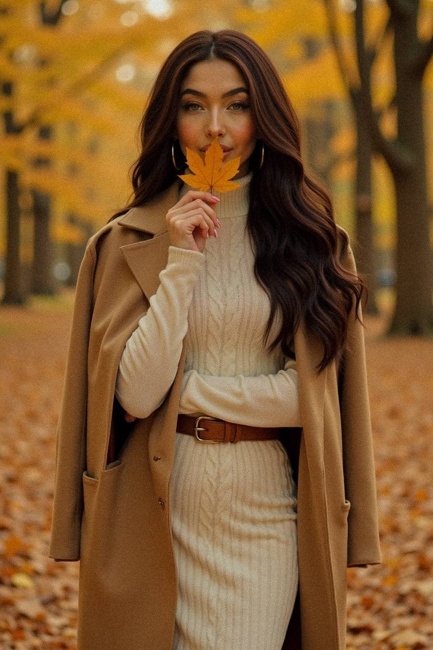 Cinematic Autumn Forest Portrait