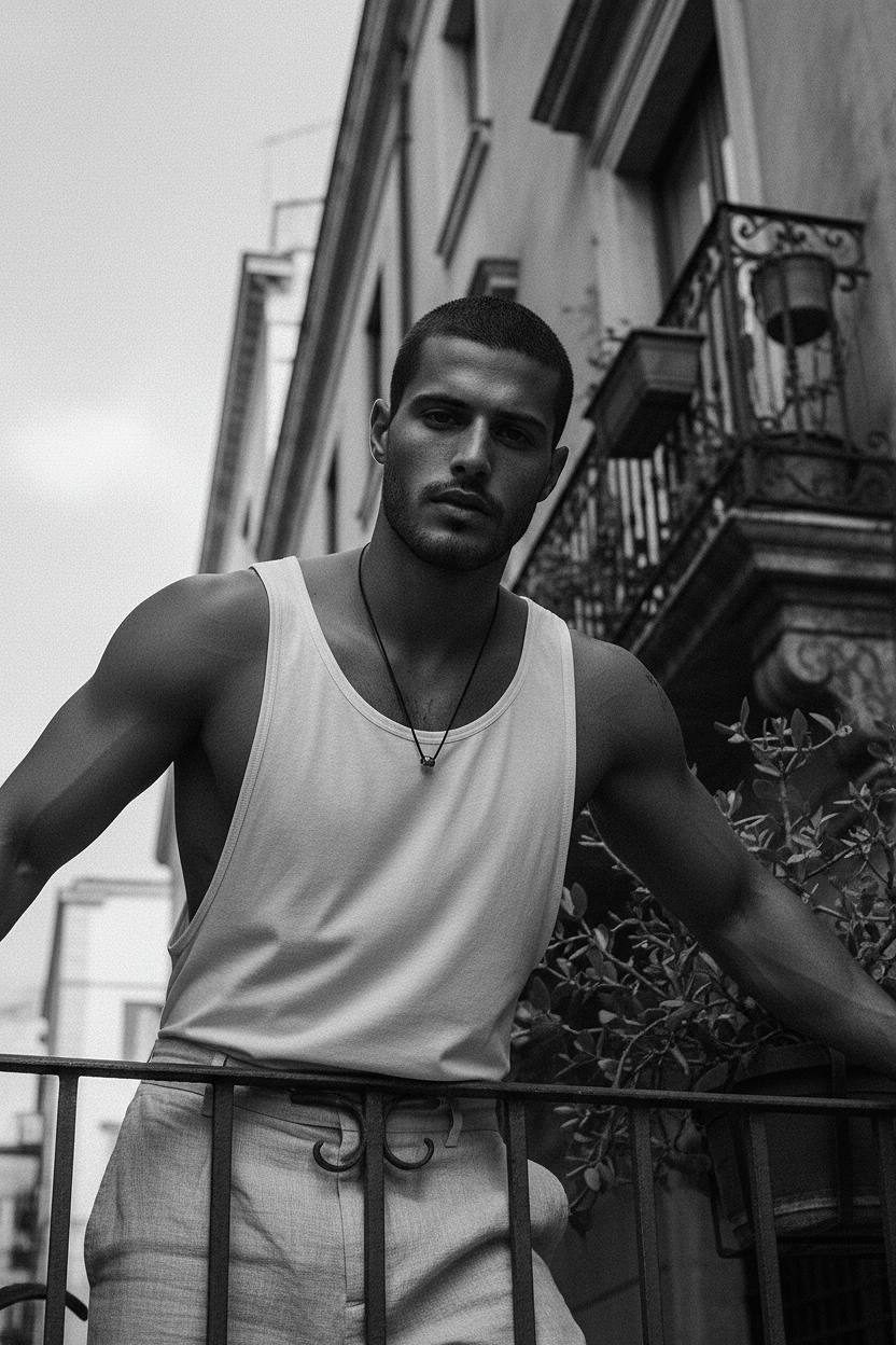 Balcony Edge Film Portrait