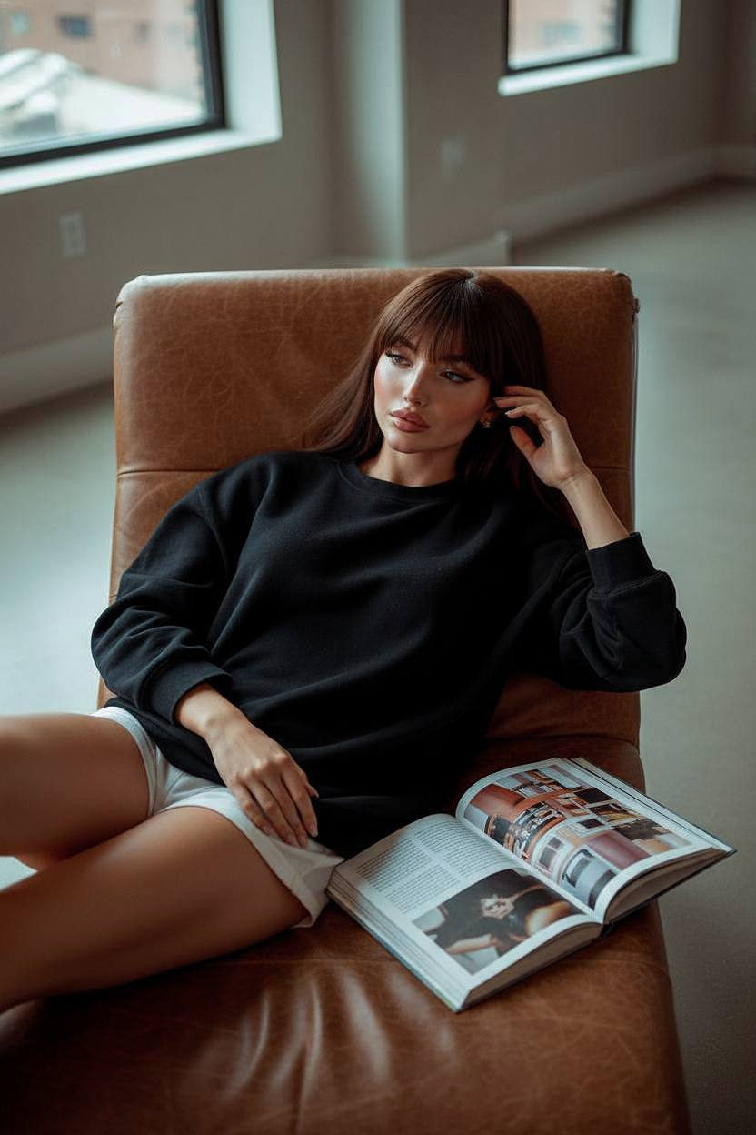 Relaxed Minimalist Loft Portrait