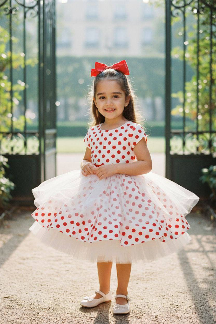 Scarlet Bow Vintage Girl