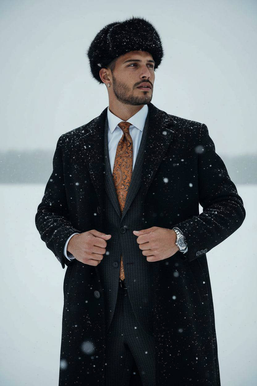 Snow Gentlemen Portrait