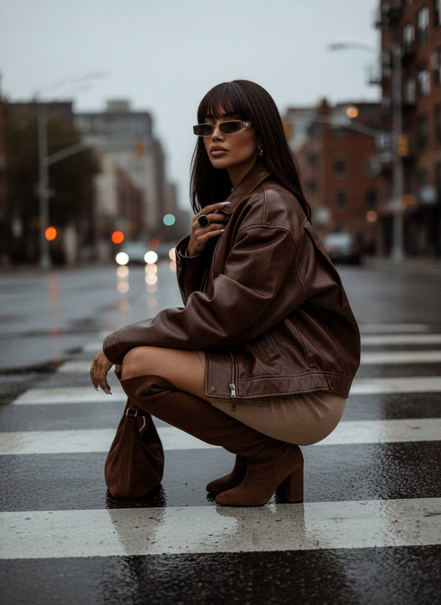 Mysterious Fashion After Rain