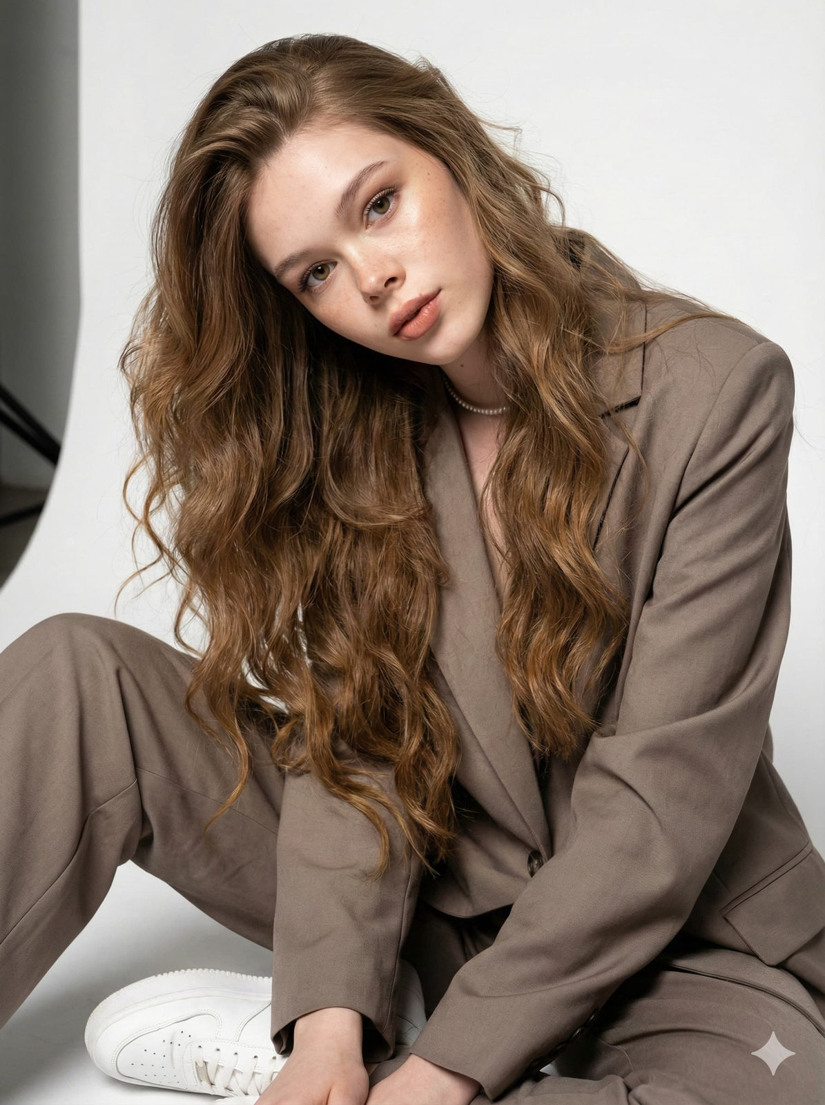 Minimalist Fashion Model Portrait