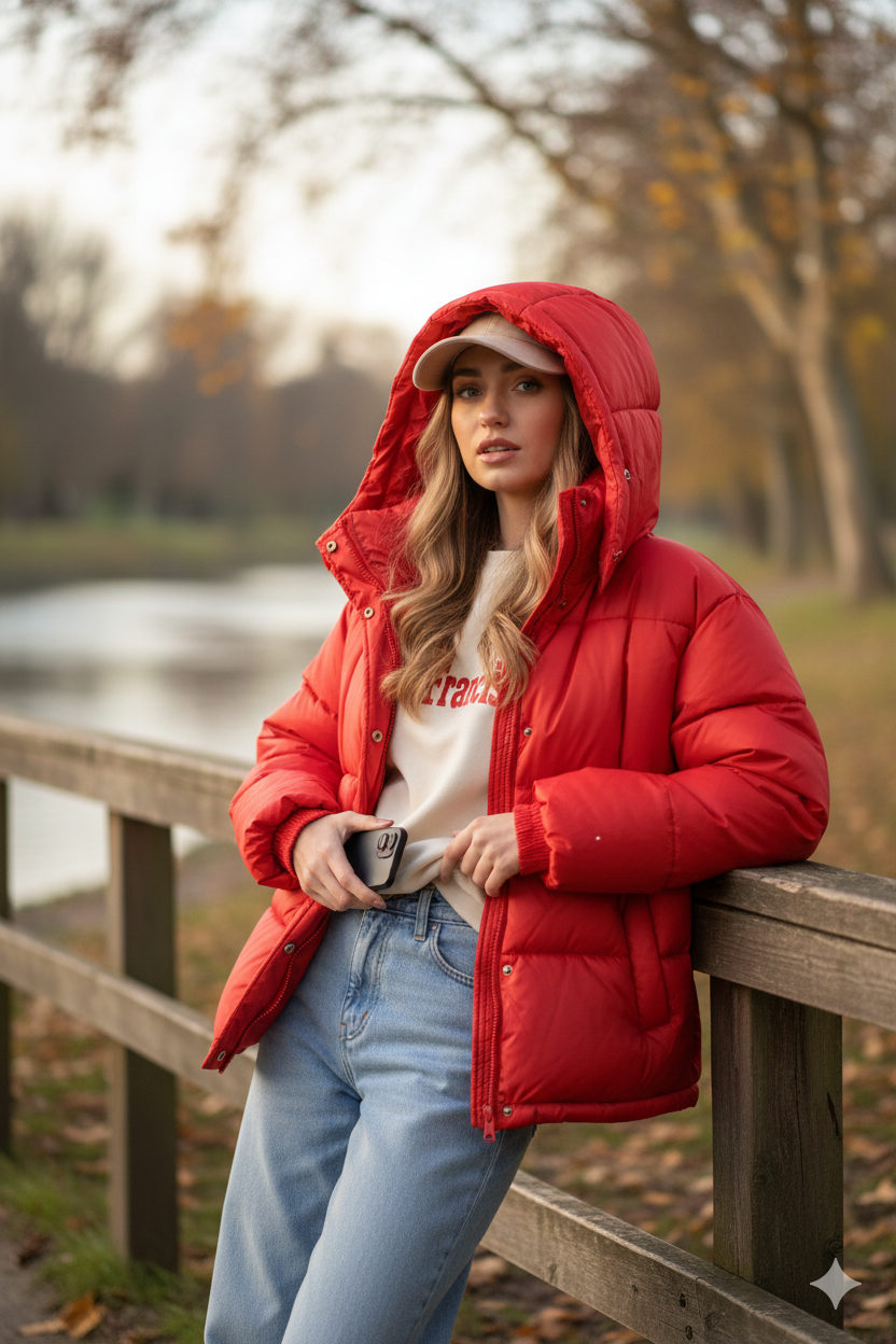 Autumn River Fashion Portrait