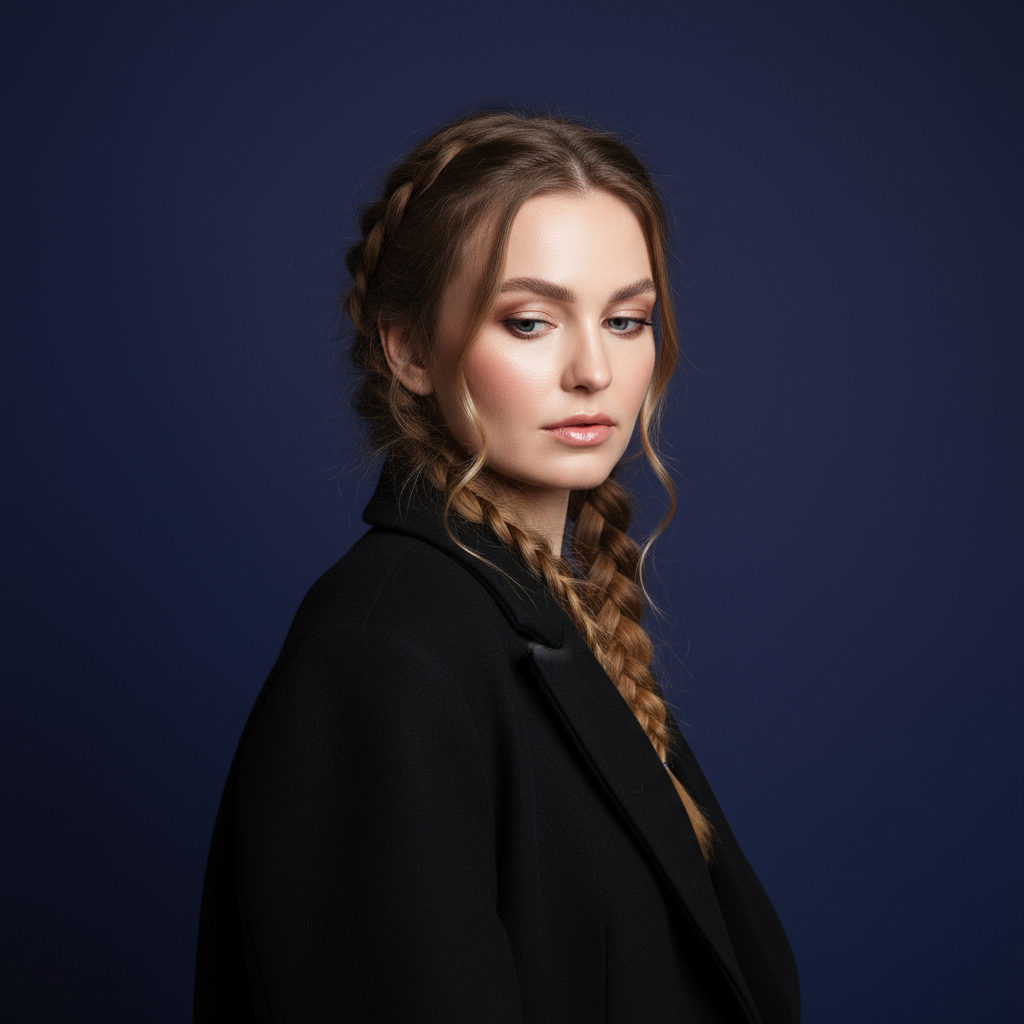 Indigo Grace: Aloof Elegance