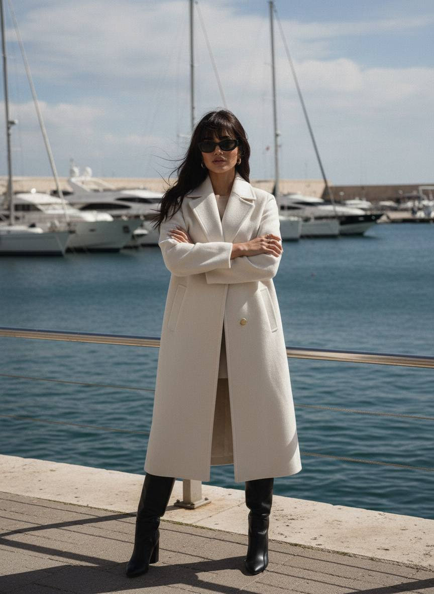 Coastal Chic Fashion Portrait
