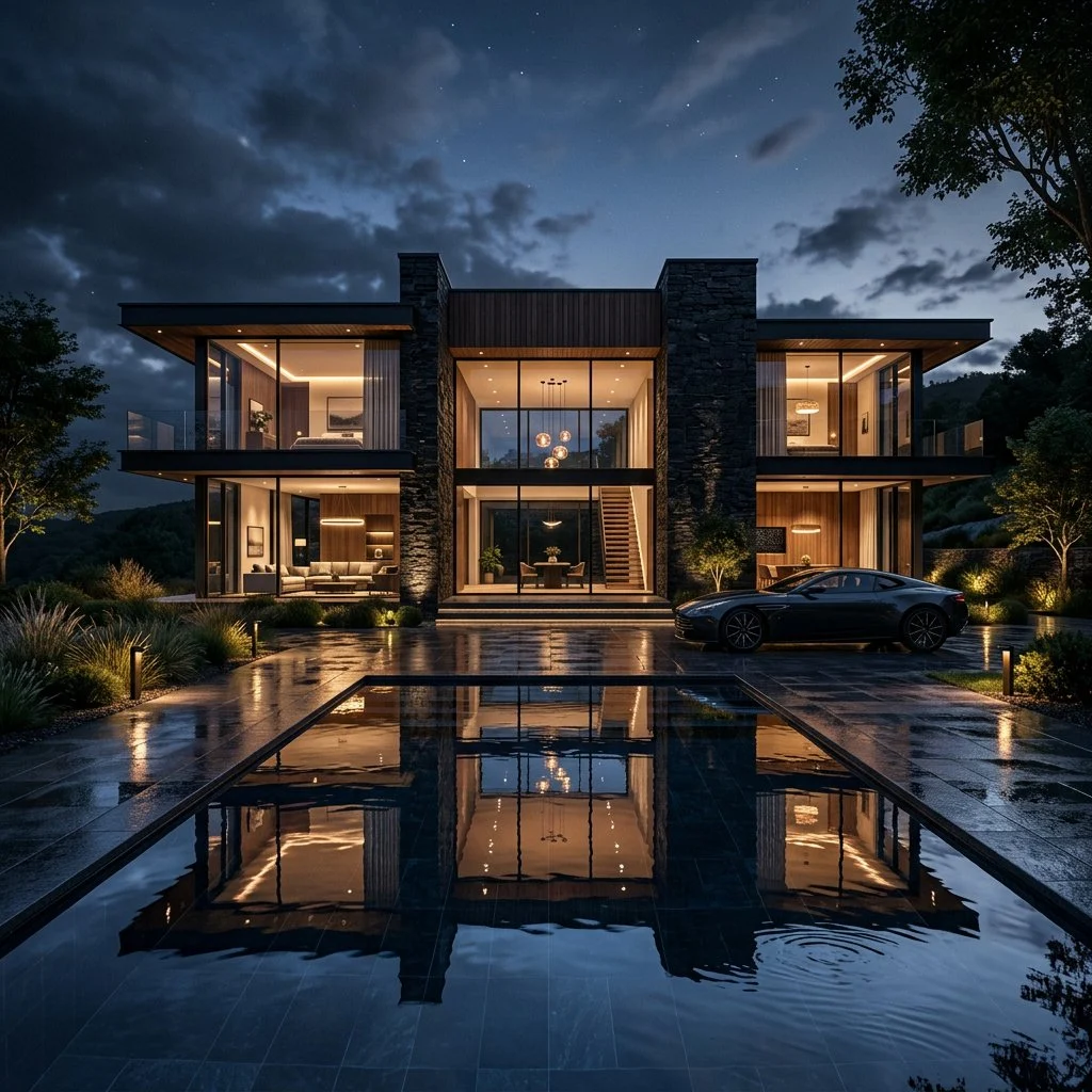 Ultra Realistic Luxury Mansion