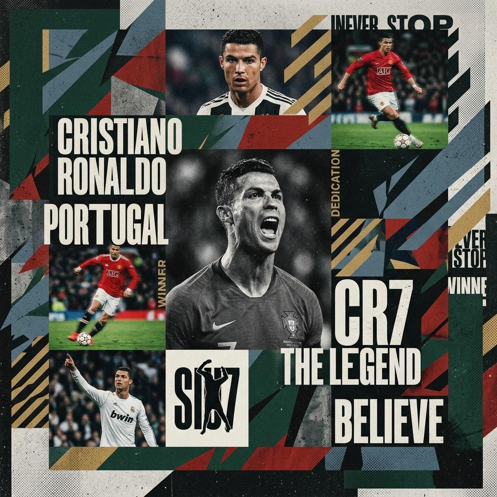 Maximalist Sports Collage Design Tutorial
