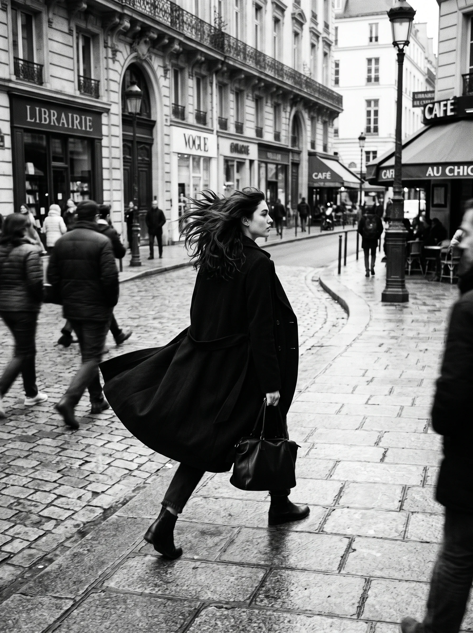 Black and White Fashion Street Photography