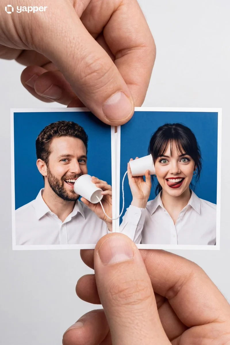 Creative String Phone Passport Portrait