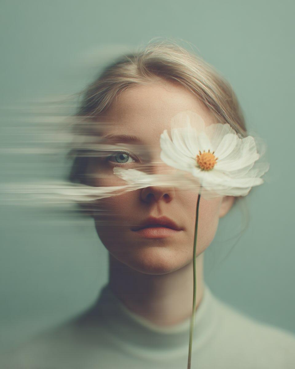 Dreamy Floral Fine Art Portrait