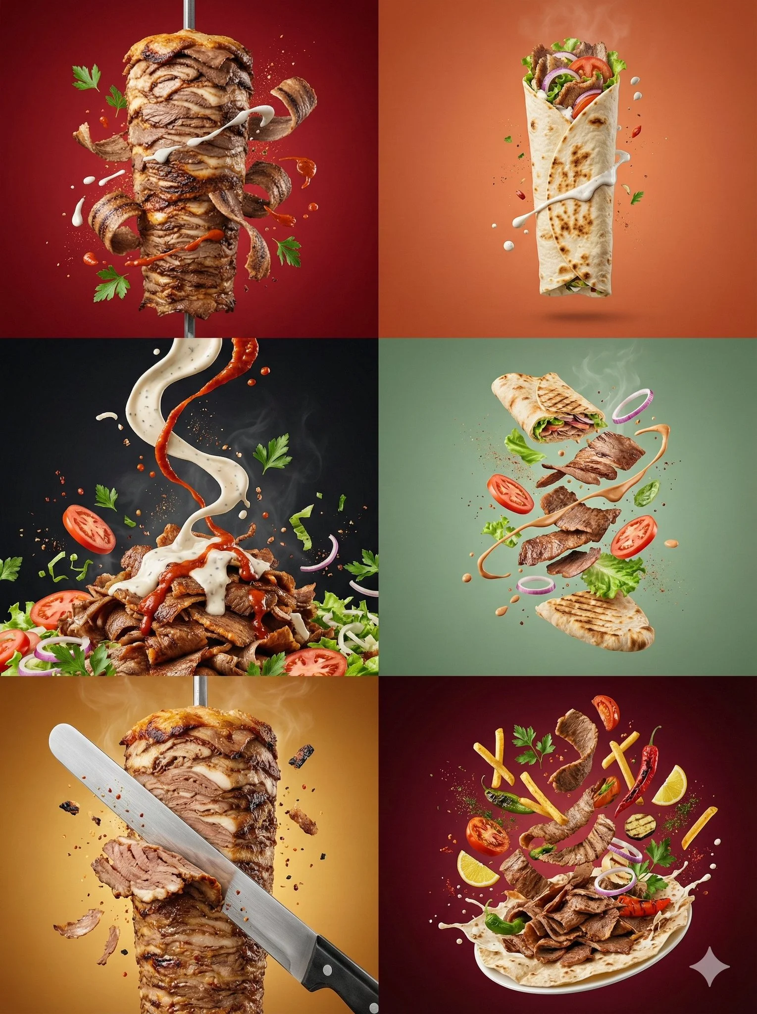 Döner Kebab Visual Feast