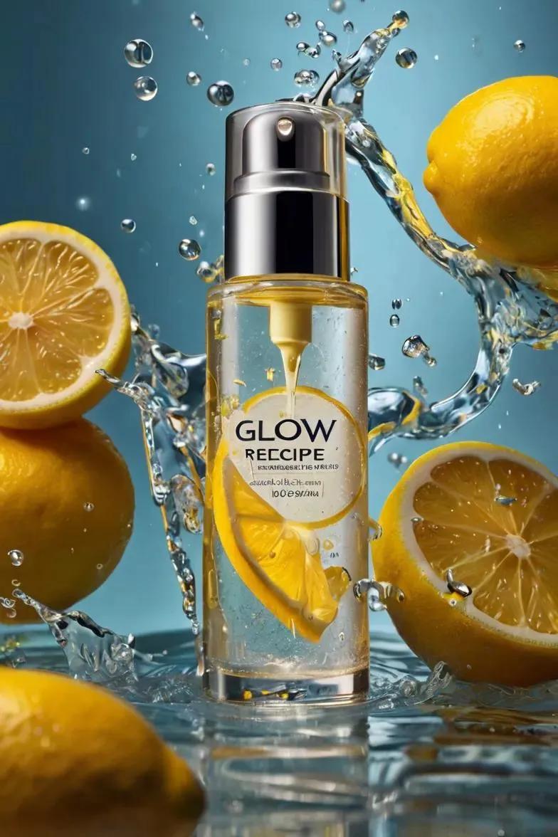 Lemon Serum Ad Photography