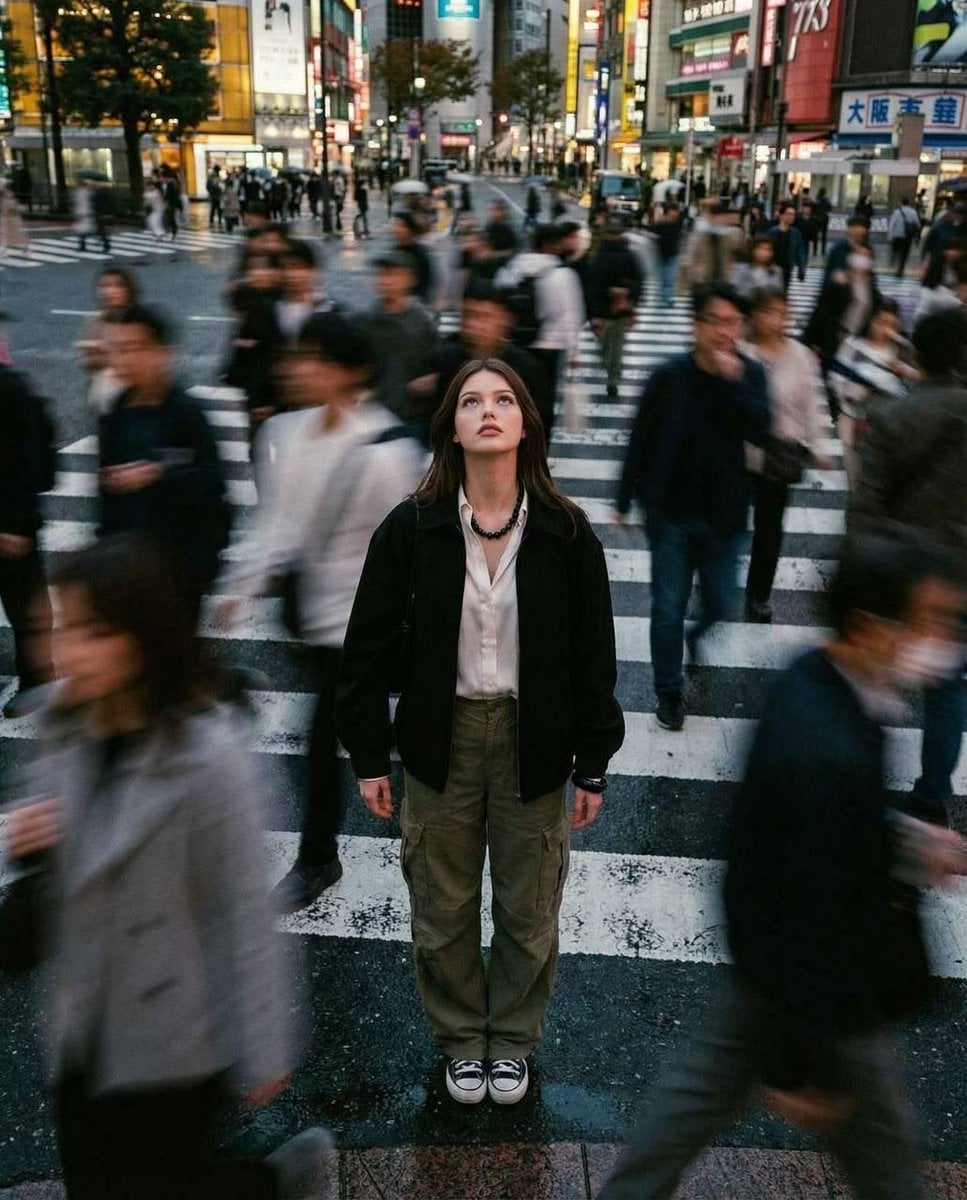 Cinematic Street Motion Portrait