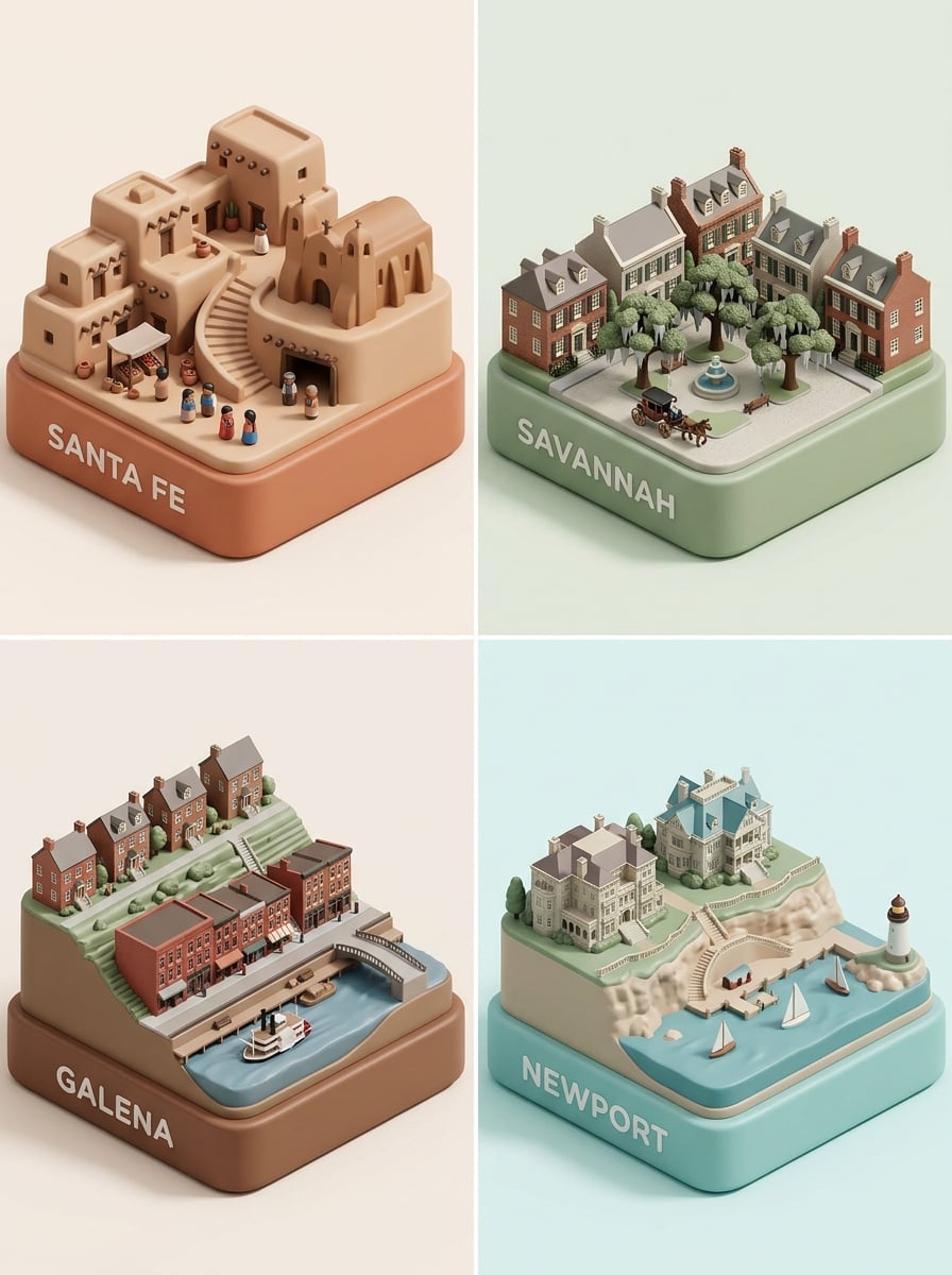 Premium US Vinyl City Dioramas