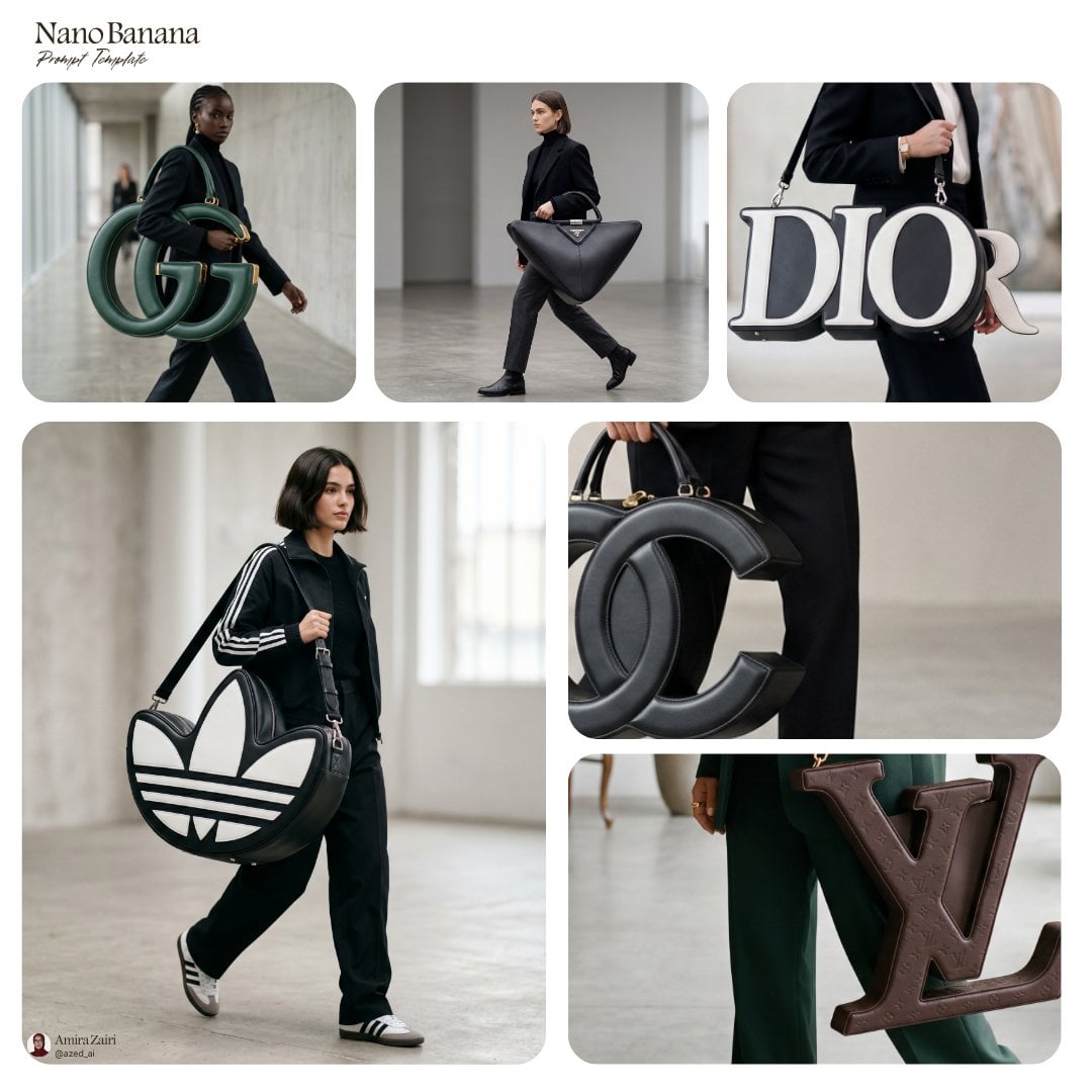 Luxury Logo Handbag Editorial